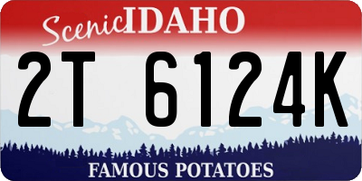 ID license plate 2T6124K