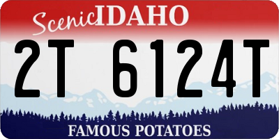 ID license plate 2T6124T