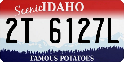 ID license plate 2T6127L