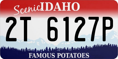 ID license plate 2T6127P