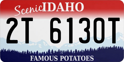 ID license plate 2T6130T