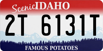 ID license plate 2T6131T