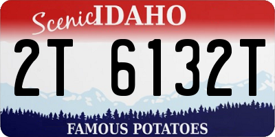 ID license plate 2T6132T