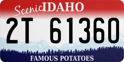 ID license plate 2T6136O