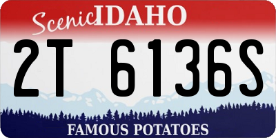 ID license plate 2T6136S
