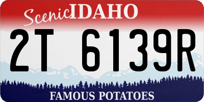ID license plate 2T6139R