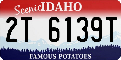 ID license plate 2T6139T