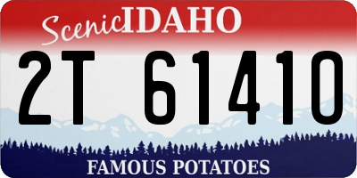 ID license plate 2T6141O