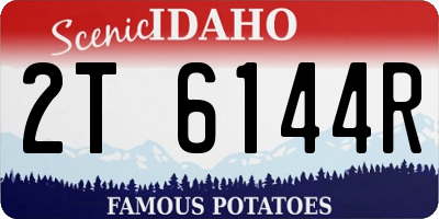 ID license plate 2T6144R