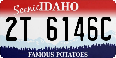 ID license plate 2T6146C