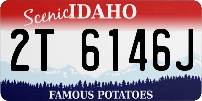 ID license plate 2T6146J