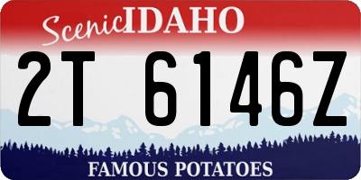ID license plate 2T6146Z