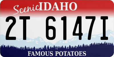 ID license plate 2T6147I