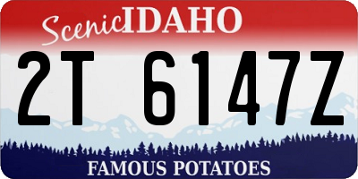 ID license plate 2T6147Z