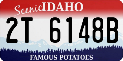 ID license plate 2T6148B