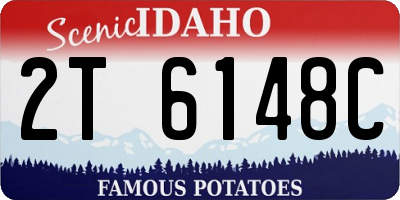 ID license plate 2T6148C