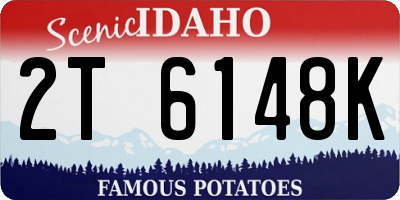 ID license plate 2T6148K