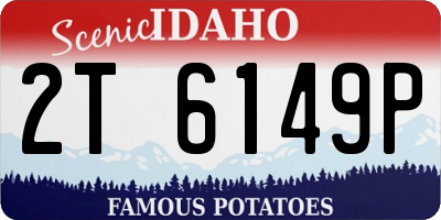 ID license plate 2T6149P