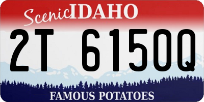 ID license plate 2T6150Q
