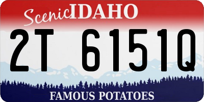 ID license plate 2T6151Q