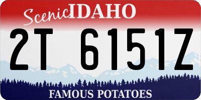 ID license plate 2T6151Z