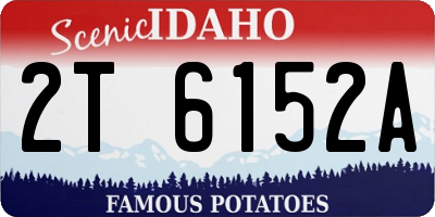 ID license plate 2T6152A