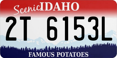 ID license plate 2T6153L