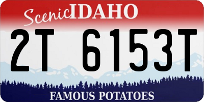 ID license plate 2T6153T