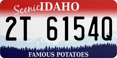 ID license plate 2T6154Q