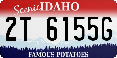 ID license plate 2T6155G