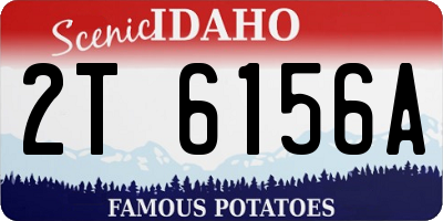 ID license plate 2T6156A