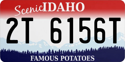 ID license plate 2T6156T