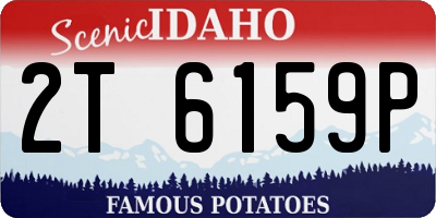 ID license plate 2T6159P