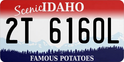ID license plate 2T6160L