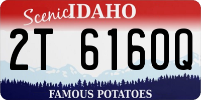 ID license plate 2T6160Q