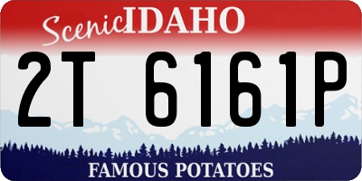 ID license plate 2T6161P