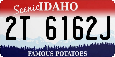 ID license plate 2T6162J