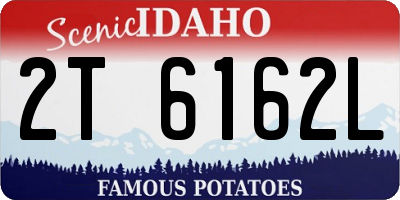 ID license plate 2T6162L