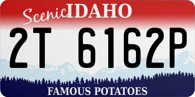 ID license plate 2T6162P