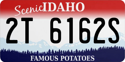 ID license plate 2T6162S