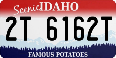 ID license plate 2T6162T