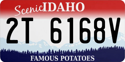 ID license plate 2T6168V