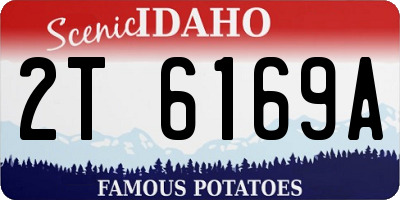 ID license plate 2T6169A