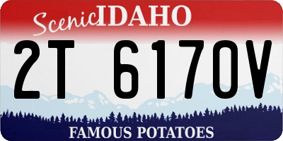 ID license plate 2T6170V