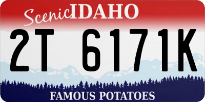 ID license plate 2T6171K