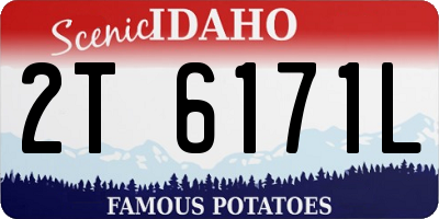 ID license plate 2T6171L