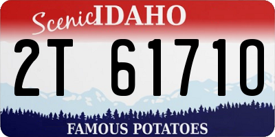 ID license plate 2T6171O