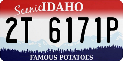 ID license plate 2T6171P