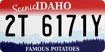 ID license plate 2T6171Y