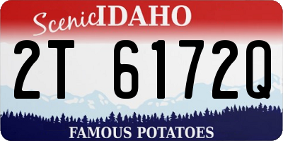 ID license plate 2T6172Q